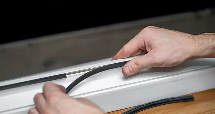 Garage Door Bottom Seal Repair in Wright, FL