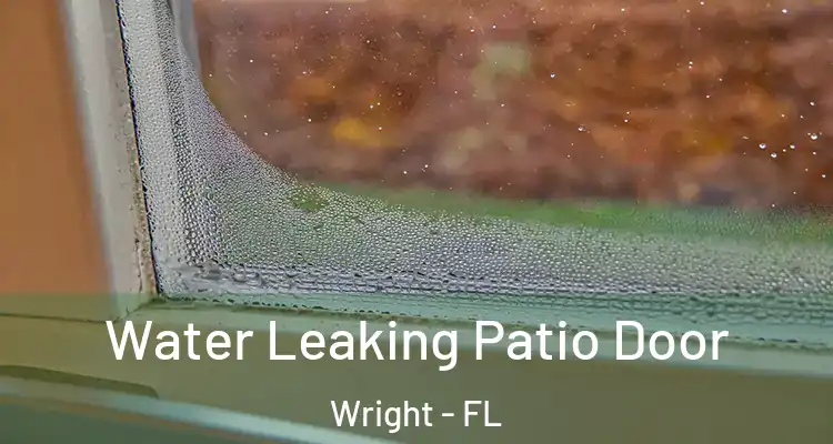  Water Leaking Patio Door Wright - FL